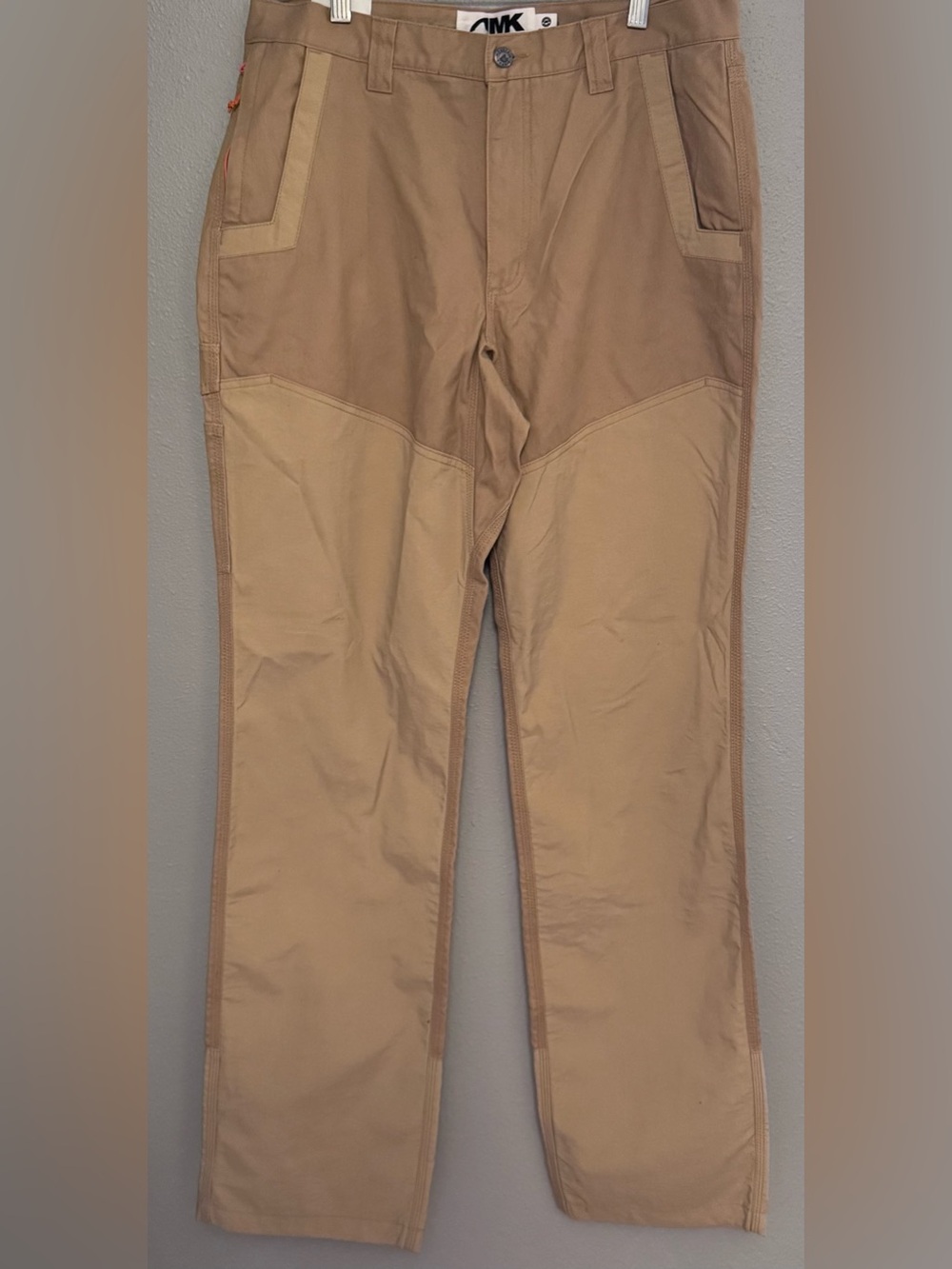 Men’s Mountain Khakis Two-Tone Tan Work Chinos,Jackson Hole Wyoming